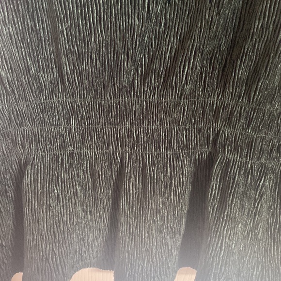 Forest green velour blouse - Picture 3 of 3